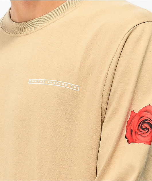Empyre Vertigo Rose Natural Long Sleeve T-Shirt