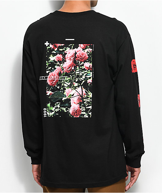 Empyre Vertigo Rose camiseta negra de manga larga