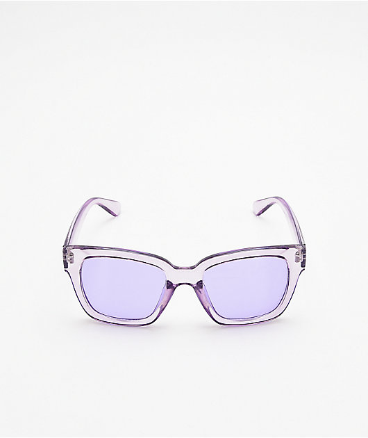 Empyre Viole Transparent Purple Sunglasses