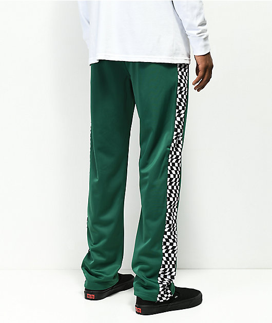 checkerboard stripe pants