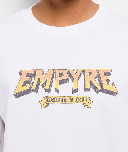 Empyre Welcome To Hell White T-Shirt