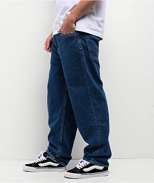 Empyre Wheelie Blue Loose Fit Skate Jeans
