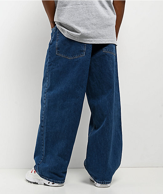 Empyre Wheelie Blue Ultra Wide Skate Jeans