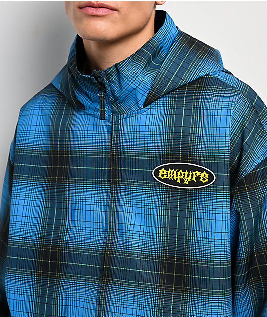 Empyre Wildwood Blue Plaid 10K Snowboard Jacket