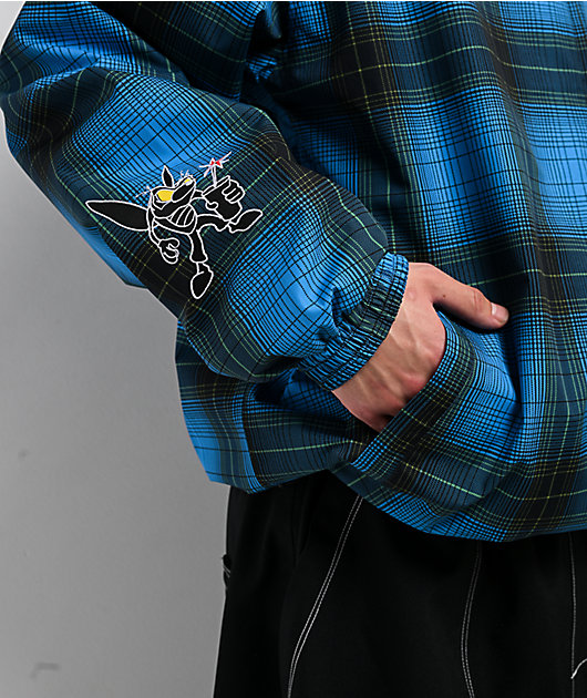 Empyre Wildwood Blue Plaid 10K Snowboard Jacket
