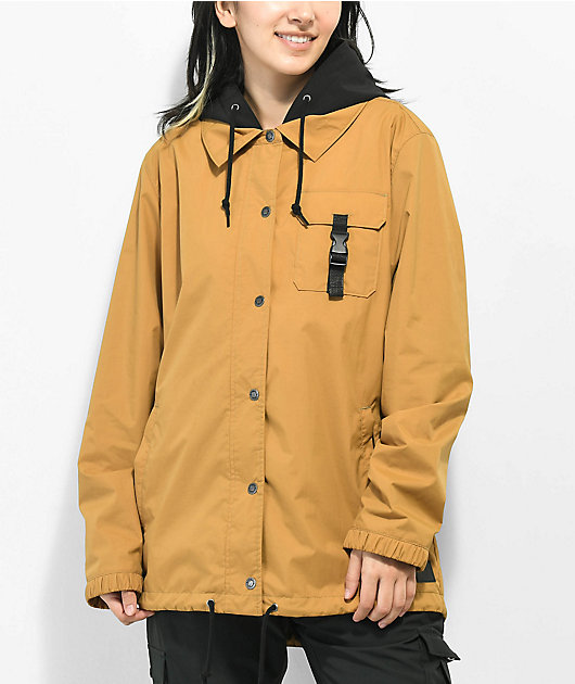 Yellow snowboard sale jacket womens