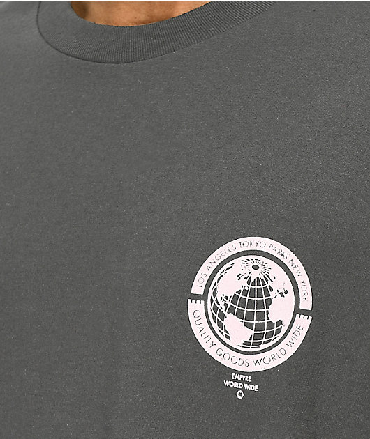 Empyre Worldwide Washed Black T-Shirt