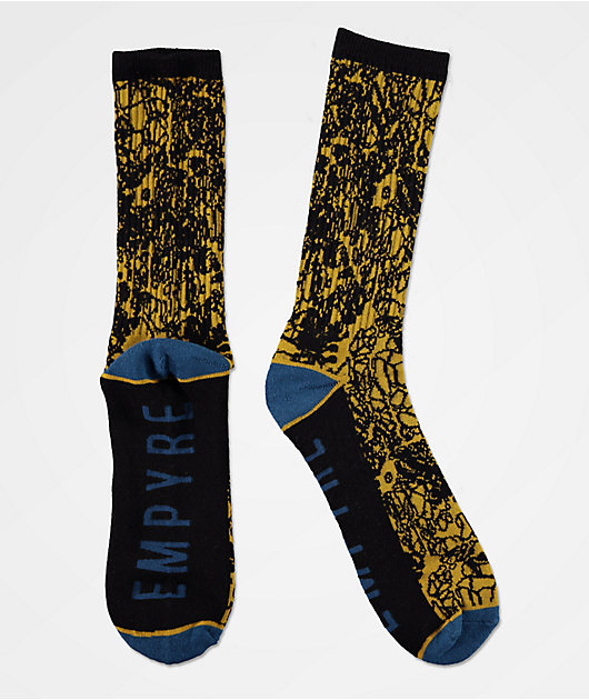 Empyre Wrap Black Crew Socks
