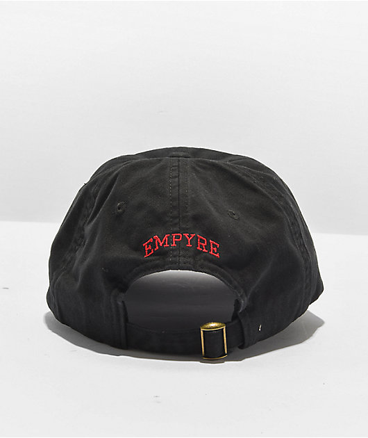 Empyre Wrecked Black Strapback Hat