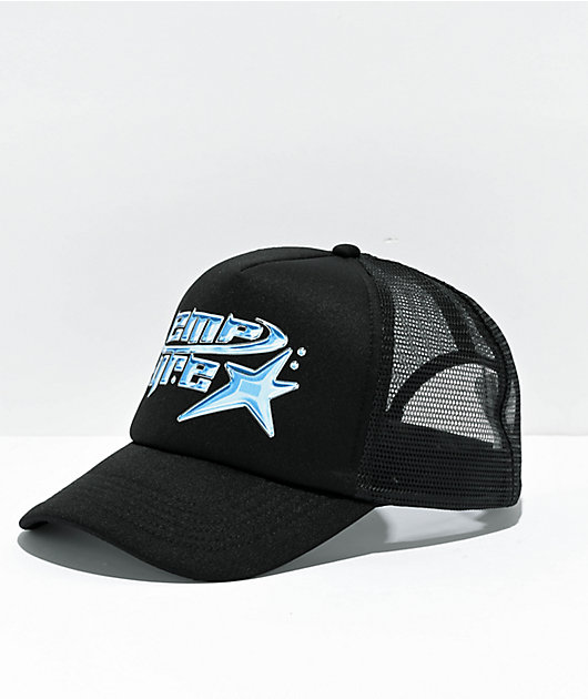 レア Y2K black COFFEEZ Trucker Cap Nitrow Empyre Y2K Black Trucker Hat | Zumiez
