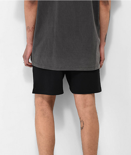 Empyre Y2K Digi Black Sweat Shorts