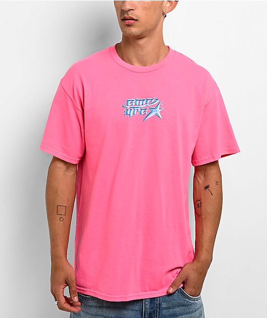 Empyre Y2K Star Neon Pink T-Shirt