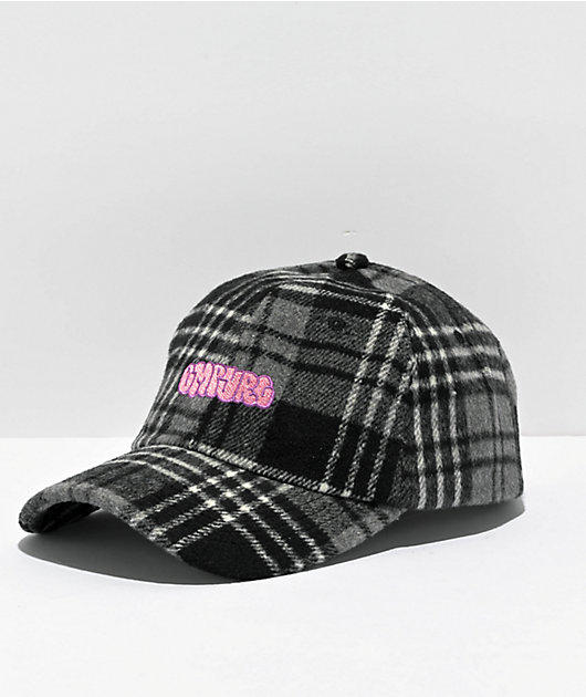 Empyre Zeta Plaid Flannel Strapback Hat Zumiez