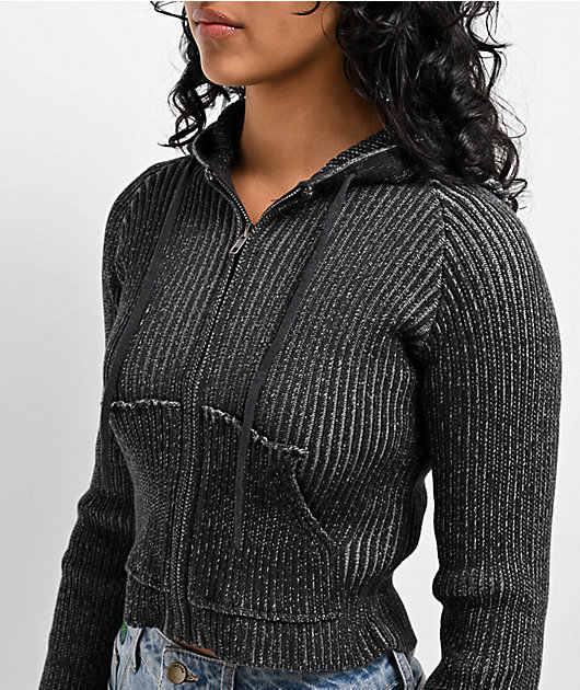 Empyre Zippy Limestone Crop Zip Hoodie