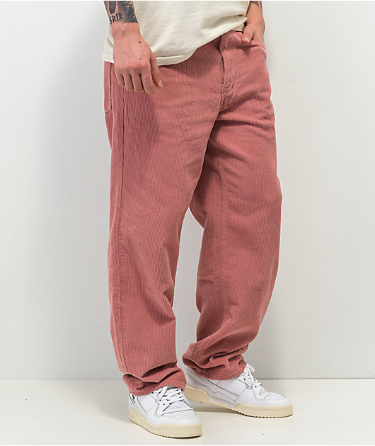 Empyre pantalones de skate de pana rosa 