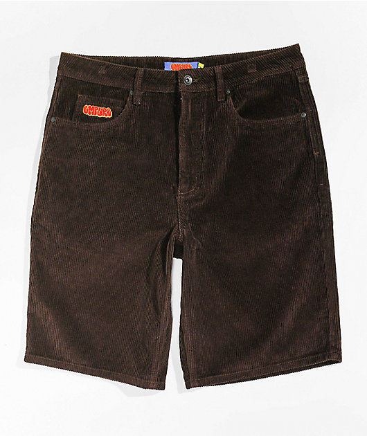 Empyre shorts de pana marrón de corte holgado