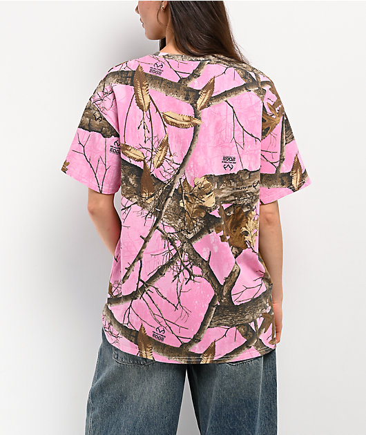 Empyre x Realtree EDGE Colors Maeve Pink Camo T-Shirt