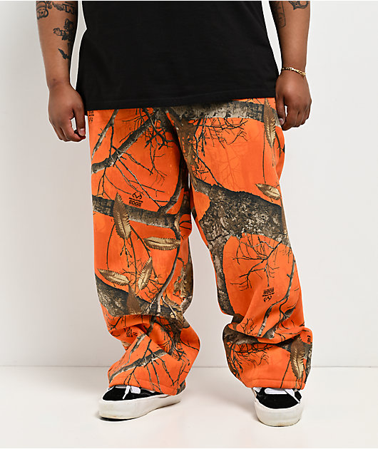 Empyre x Realtree Edge Orange Camo Baggy Sweatpants