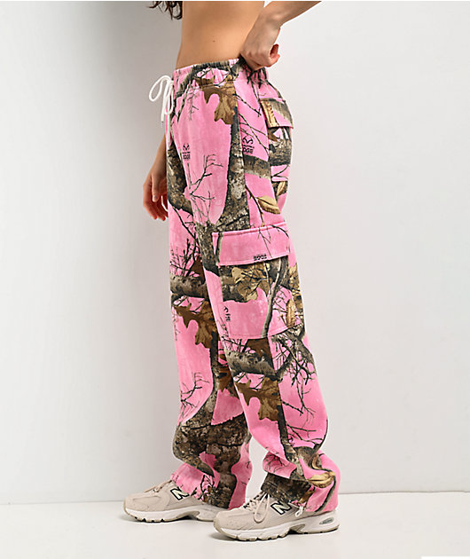 Empyre x Realtree Edge Pink Cargo Sweatpants | Zumiez