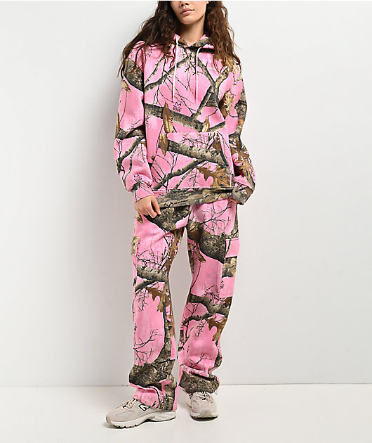 Pink Camo Jacket Girls Camouflage Tracksuit NAMED Collective