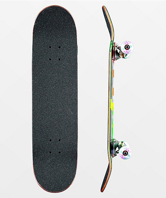 Black All Sizes Enjoi Flowers Resin Premium Complete Board Skateboard 
