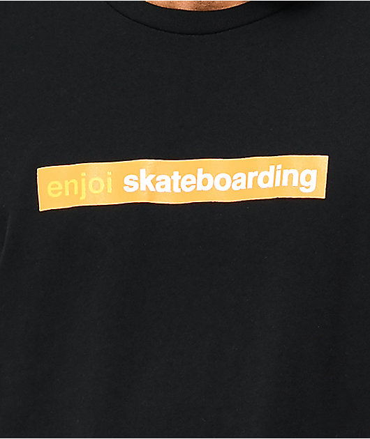 Enjoi Skateboarding Black T-Shirt