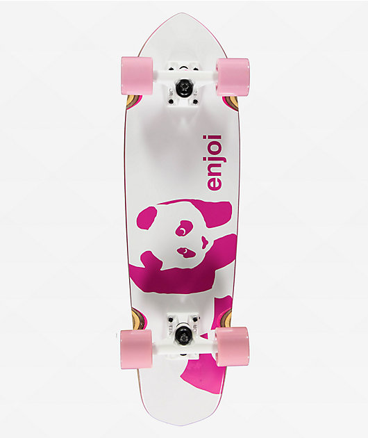 Cute Skater Panda Fork Set With Case & Band - Food Safe Plastic & Stainless Steel, BPA Free