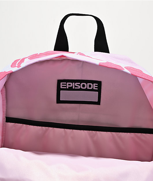 Episode Banana Camo Pink Backpack