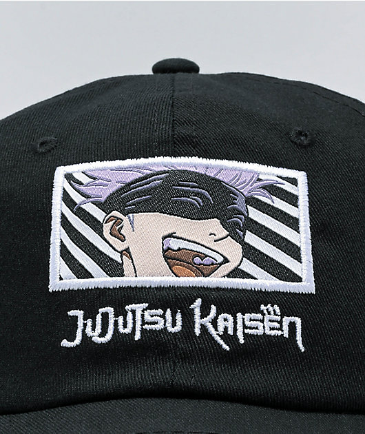 Episode x Jujutsu Kaisen Gojo Gorra negra con ajuste atrás