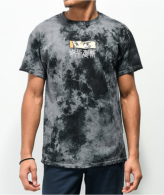 Episode x Jujutsu Kaisen Itadori camiseta tie dye negra