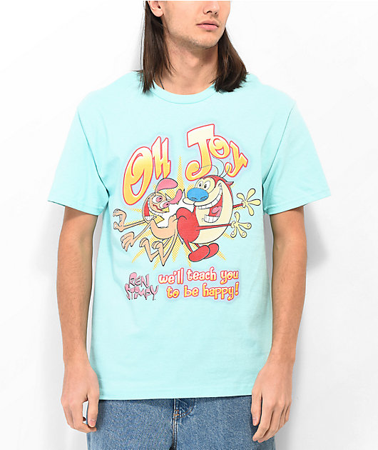 Episode x Ren & Stimpy Oh Joy Light Blue T-Shirt | Zumiez