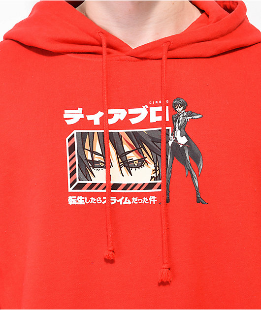 Episode x That Time I Got Reincarnated As A Slime Diablo Stance Red Hoodie