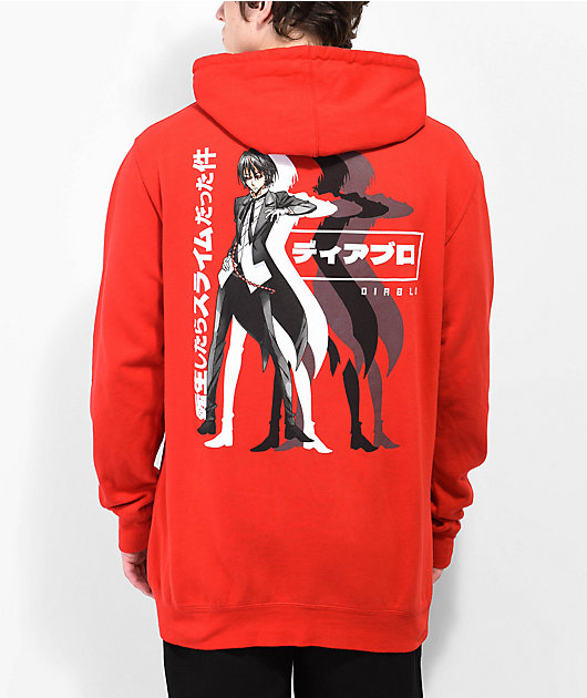 Episode x That Time I Got Reincarnated As A Slime Diablo Stance Red Hoodie