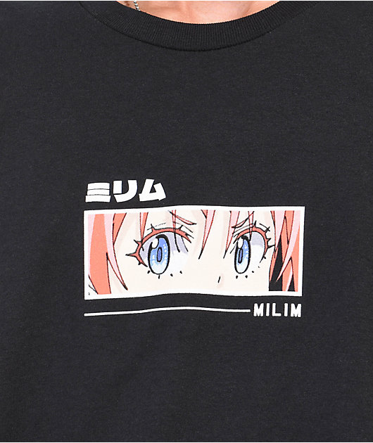 Episode x That Time I Got Reincarnated as a Slime Milim Black T-Shirt 