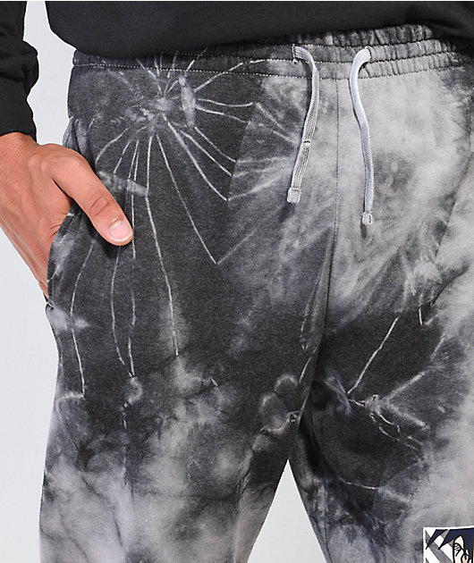 Episode x jujutsu Kaisen Pantalones de chándal de tie dye negro