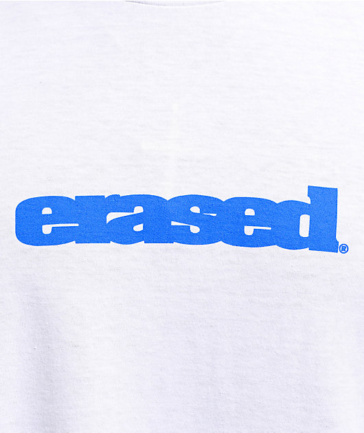 Erased Lowercase Logo White T-Shirt