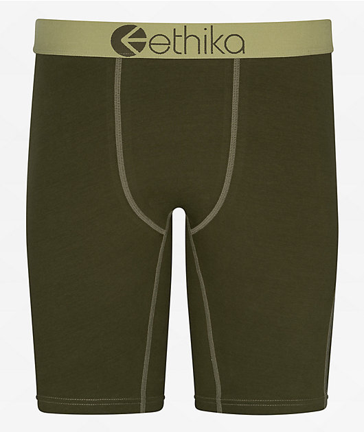 Ethika Army Green Boxer Briefs