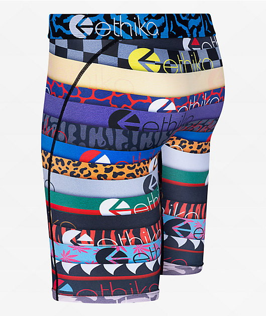 ETHIKA Bands On Bands Staple Mens Boxer Briefs