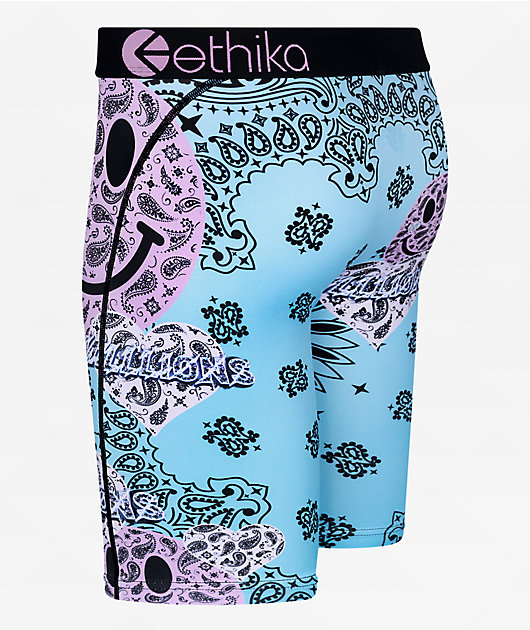 Ethika Big Stepper Blue & Pink Boxer Briefs