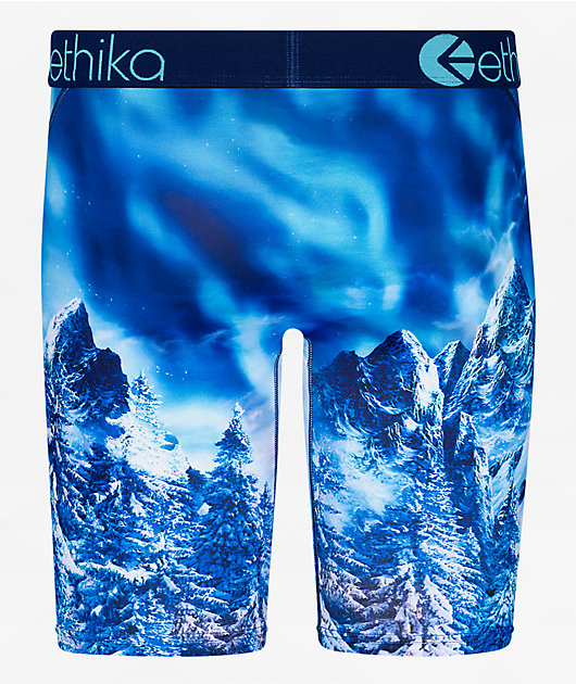 Ethika Lion Brix Blue Boxer Briefs