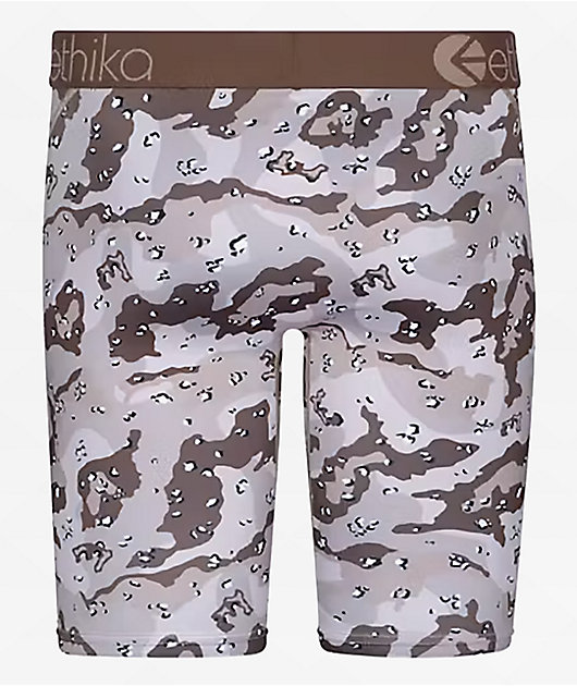 Ethika Bomber Desert Camo Brown Boxer Briefs