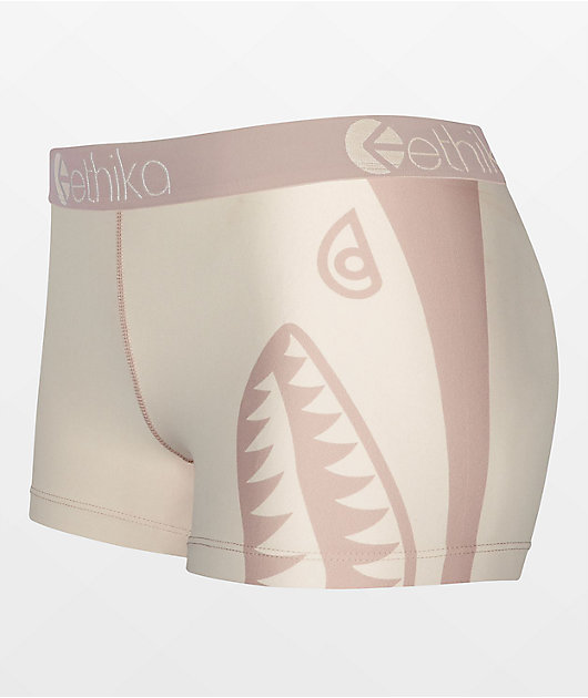 Ethika Bomber Mocha Rose Staple Boyshort Underwear