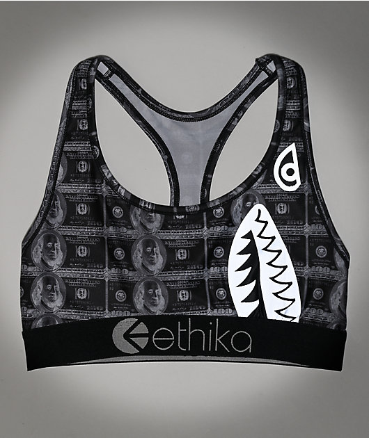 Ethika Womens Sports Bra  Bomber E'z Up (AST, X-Small) at