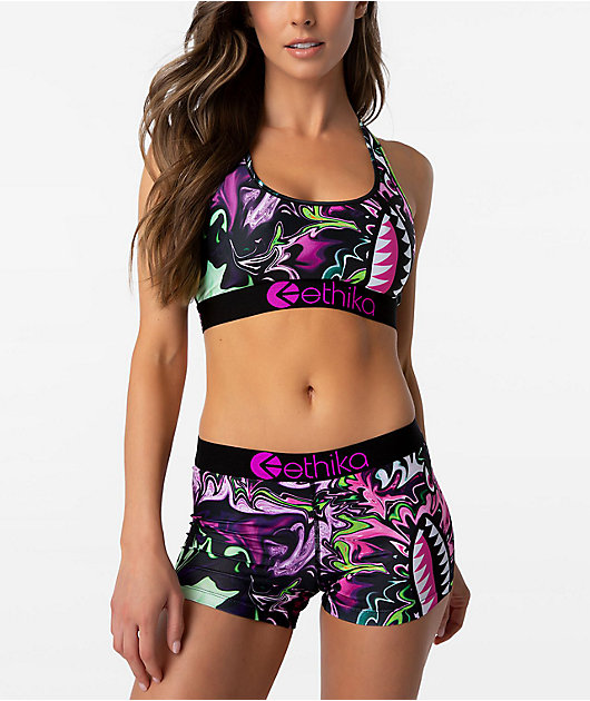 Ethika Bomber Planet Dye Sostén deportivo