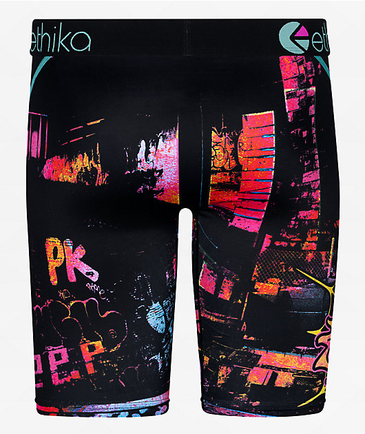 Ethika Bomber Splat Star Black Boxer Briefs