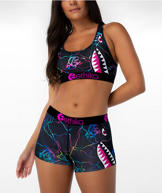 Ethika Bomber calzón estilo boyshort arco iris