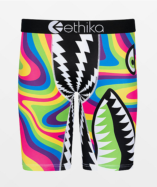 Ethika Boys Abstract Bomber Boxer Briefs
