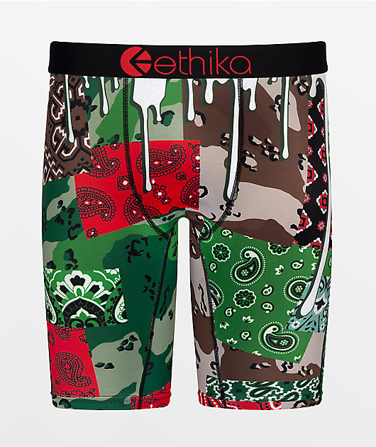 Ethika Boys Paisley Camo Boxer Briefs
