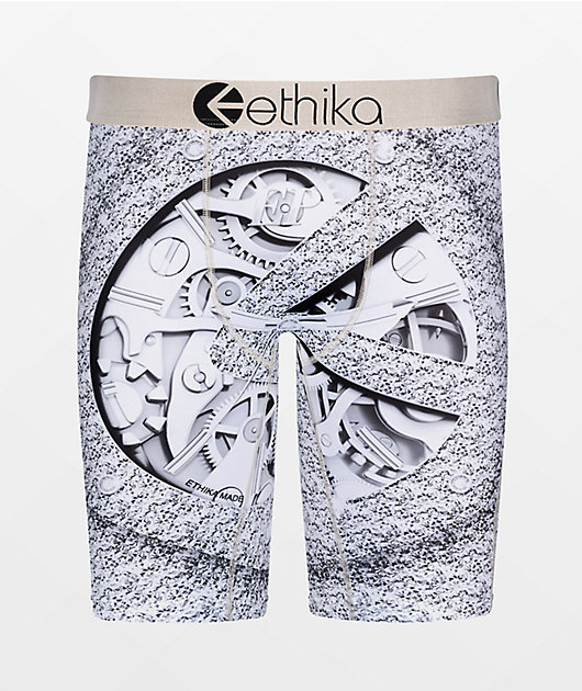 Ethika Bust Down Calzoncillos bóxer para niños plateados