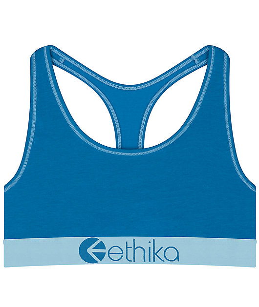 Ethika Cerulean Blue Sports Bra | Zumiez